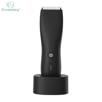 China Men's Electric Body Hair Razor Hair Cutting Tool Car Createdog Groin Hair Trimmer for sale