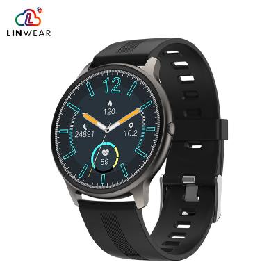 China Factory LW11 Touch Screen Linwear Factory LW11 Smart Watch Wholesale 1.28 Inch TFT New Arrival Men Lightweight Thin Rubber Women Sport Watches for sale