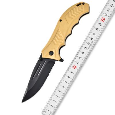 China Best-selling Non-variable Logo Survival Folding Portable Custom Pocket Knife Hunting Outdoor Camping Knife for sale