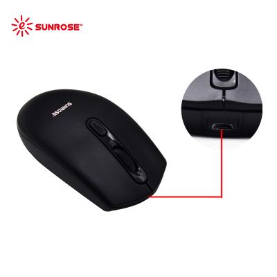 China 3D Quality Assured USB 2.4G Wireless Charger Mouse Silent Optical Mini Wireless Mouse For Laptop PC for sale