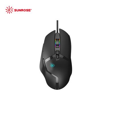 China Ergonomic 3D LED RGB Wired Optical PC Gaming Mouse for sale