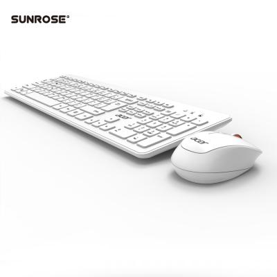 China USB 2.4g Keyboard Ergonomic Wireless Mouse Combos rf Combo Ultrathin Slim Wireless Mouse for sale