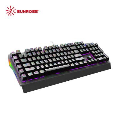 China High Quality Numeric Keypad ODM 104 Keys USB Wired LED Backlight PC Mechanical Keyboard for sale