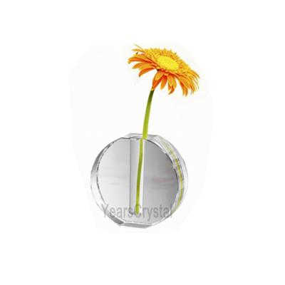 China Europe YearsCrystal MiniCrystal Glass Vase With Hydroponics Vase For Table Decoration Ornament 8cm R-1474 for sale