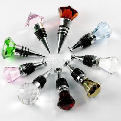 China Europe factory direct sales bottle stopper Europe factory direct sales high quality crystal golden agate wine decoration support for sale