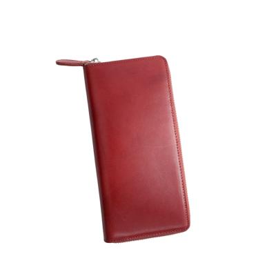 China Large Use Capacity Long Wallet Cowhide Leather Coin Purse Card Holder Women Multi Thin Wallets BR1102 for sale