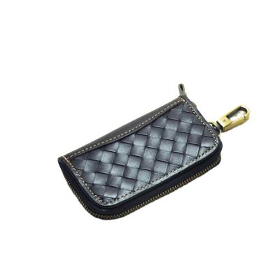 China Best Real Handmade 2018 5 Hook Woven Handmade Craft 5046 Leather Key Case New Vintage for sale