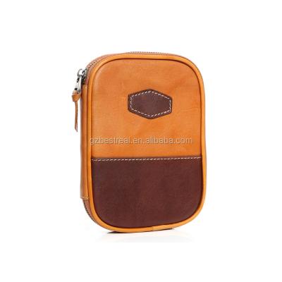 China Japan style best real handmade vegetable tanned leather passport holder leather cover 5136 for sale