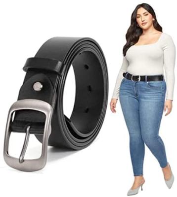 China Fashion.Casual.Business quality premium leather plus size casual belt alloy buckle for women jeans pants dress BR8123 for sale