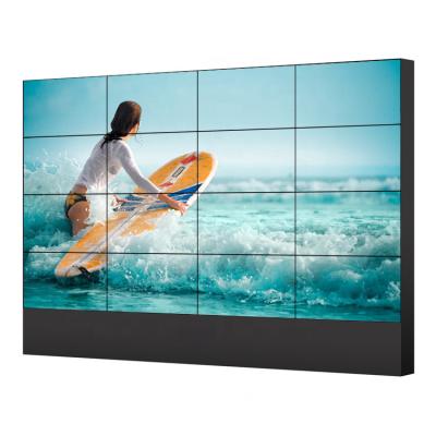 China Indoor Advertising 49 Inch LCD Screen VCR Monitor LCD Splicing Screen With 3.5mm Bezel for sale