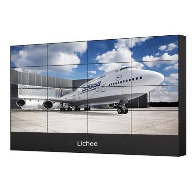 China Indoor Lychee 55 Inch Bezel LCD Video Wall 1.8mm Bezel Ultra Narrow CCTV Video Wall Display For Airport Security for sale