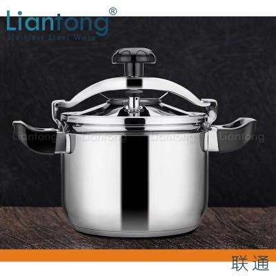 China General use for Multifunctional Gas Liantong Factory Double Bottom Stainless Steel 201 and 304 Gas Induction Pressure Cooker Induction Cooker Te koop