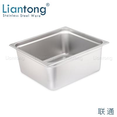 China Hotel/Home/Kitchen Food Container Liantong Factory 2/3 Size Stainless Steel Restaurants/Hotel Shake Gastronorm Container GN Food Pan for sale