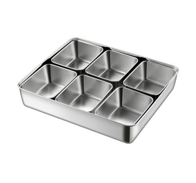 China Sustainable Non Magnetic Japanese Stainless Steel Spice Seasoning Box for sale