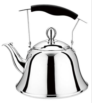 China Viable Factory Wholesale Best Selling Stainless Steel Water Whistling Kettle With Unique Handle à venda