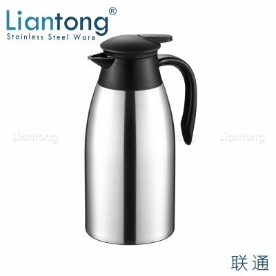 China 2 Liter SS304 Stainless Steel Coffee Tea Water Vacuum Jar Vial Viable Thermo Insulated Flask en venta