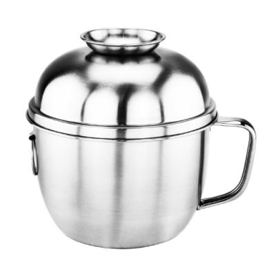 China Hot Food Food Grade Stainless Steel SUS304 Lunch Food Container Snack Cup for sale