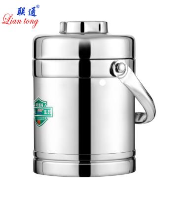 중국 100% Leakproof Heatable Stainless Steel Vacuum Food Container Thermos Insulated Food Hot Pot With Handle 판매용