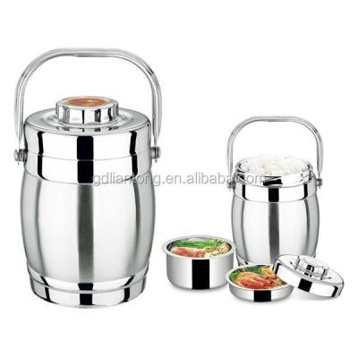 중국 Stainless Steel Thermos Food Carrier Heatable Storage Container For Take Out 판매용