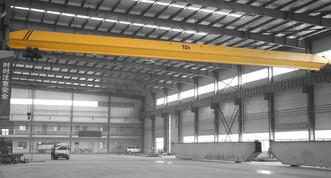 China Q235B Steel Single Girder Overhead Crane , 5 Ton Single Beam EOT Crane for sale