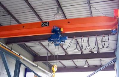 China Warehouse Single Beam Overhead Crane 0.5 Ton - 20 Ton With Soft Start Motor for sale