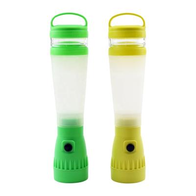 China Automatic flashing is triggered when the torch hits Multifunctional Water LED Survival Torch with Emergency Storage Case and Outdoor Waterproof IP44 Water Cup Flashlight for Camping for sale