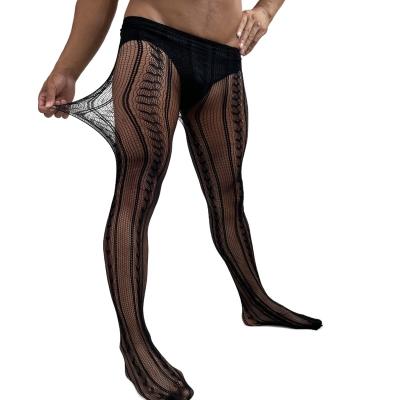 China Wholesale transparent breathable mesh stockings women mesh pantyhoseFashion sexy seamless men's thigh high nylon pantyhose for sale