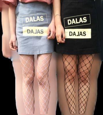 China Breathable sexy European and net n stockings black white mesh interest can be ripped net stockings pantyhose women mesh pantyhose sexy pantyhose for sale