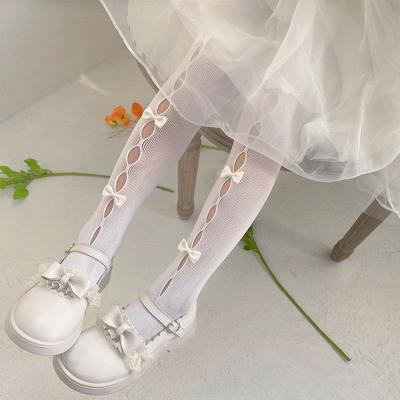 China New Summer Japanese Children's Cute QUICK-DRY Bow-Cut Lace Spring and Dance Leg Warmers for sale