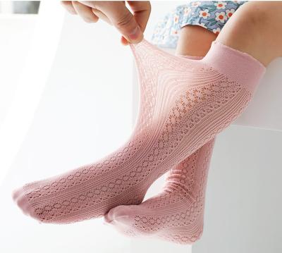 China Daily Wear Children Middle East Flocked Bow Hollow Princess Kids Stacked Thin Socks Mosquito Tube Baby Socks Female Socks For Girls for sale