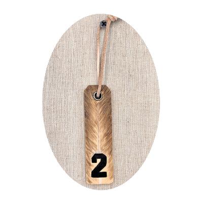 China Europe Cube Number Handmade Wooden Monogram In Europe Simple Design Gift Tags For Hotel for sale