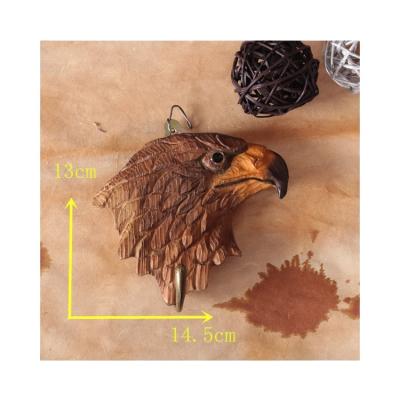 China America Vintage Traditional Wooden Eagle Hook Wall Decorations Hook Hand - Carved For Sale for sale