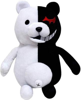 China Black Cute Soft Stuffed Animals Toys White Bear Monomi Monobear Monokuma Cozy Plush Anime for sale