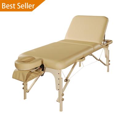 China Mt Luban Nadine Factory Modern Section Massage Table Massage Lash Bed Professional Portable Thai Folding Bed Manufactory New Design 3 for sale