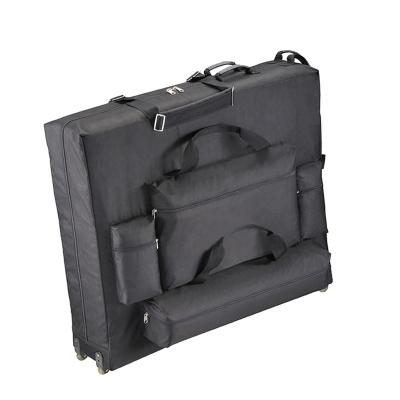 China Mt Factory Modern Cheap Customizable High Quality Black Nylon Four Pockets Luxury Carry Bag Carry Bag For Massage Table With Wheels for sale