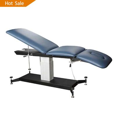 China Max Factory Price Custom Professional Modern Electric Height Adjustable Chiropractic Bed Physiotherapy Bed Medical Treatment Table for sale