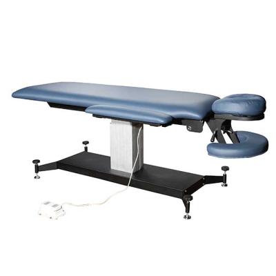 China Modern High Quality Professional Extra Wide Electric Trigger Therapy Bed Treatment Table Medical Examination Bed from Max China Manufacture for sale