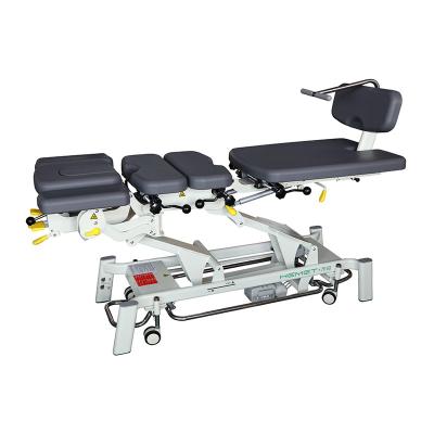 China Hot Selling Therapy Chiropractic Factory Hot Sale Professional Electric Waist Decompression Table Chiropractic Table Chiropractic Adjustable Medical Spinal Bed for sale