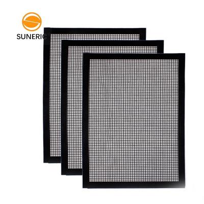 China Reusable Heat Resistance BBQ Grill Mesh Mat Set Cook Sheet Liner Smoking Non Stick Resistance BBQ Grill Mat for sale