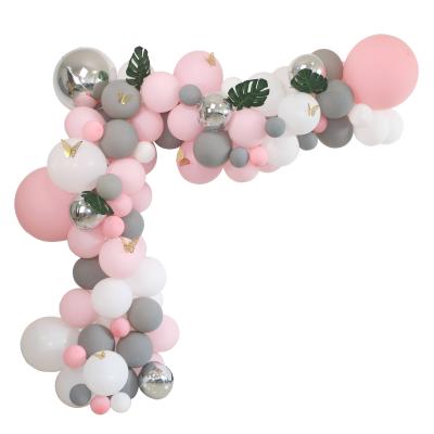 China Balloon Chain Happy Birthday Wedding DIY Party Decoration Luxurious Latex Balloon Assembled Balloon Garland for sale