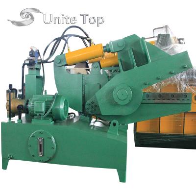 China machinery & High quality reinforced material steel bar cutter q43-4000 hydraulic alligator cutter with 600mm length blade for sale