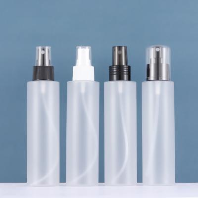 China Cosmetic Wholesale cosmetic packaging pet frosted plastic bottle Multiple sprinklers product set 150ml spray bottle for sale