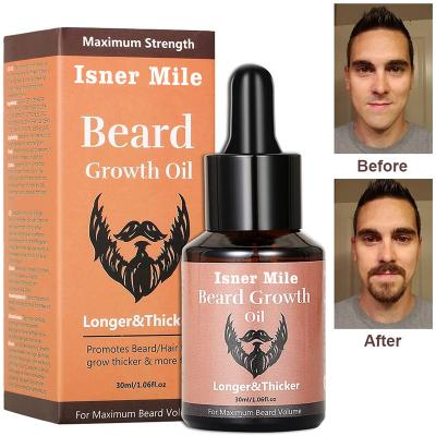 China OEM/ODM wholesale custom logo organic hair growth bottle beard regenerator serum natural organic for sale