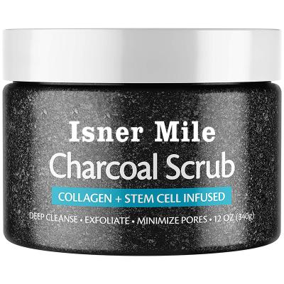 China Wholesale Natural Exfoliator Charcoal Facial Exfoliating Scrub Organic Vegan Collagen Body Exfoliating Scrub for sale