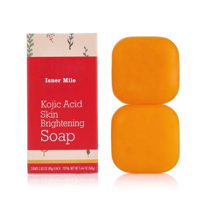 China OEM/ODM Private Label Body Base Cleansing Organic Colorful Fruity Whitening Bath Soaps Kojic Acid Skin Brightening Soap for sale