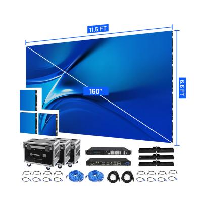 China SDK Canbest RX261 P2.6 2.6Mm Teller Led Wall Hardware/Software System Display Exhibition Booth Stage Screen Video Indoor Curved Rental Board for sale