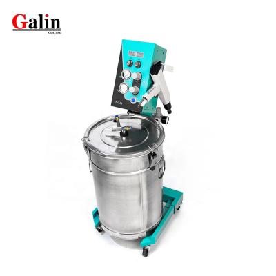 China Electrostatic Industries Powder Coating Equipment with Fluidizated Powder Hopper - GALIN DC-04 for sale