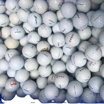 China Different Rank Recycled Synthetic Rubber Golf Ball Grade Lake Different Golf Ball Used Golf Balls for sale