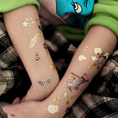 China Custom Temporary Cartoon Glitter Tattoo Set Temporary Tattoo Kids Temporary Tattoo for sale