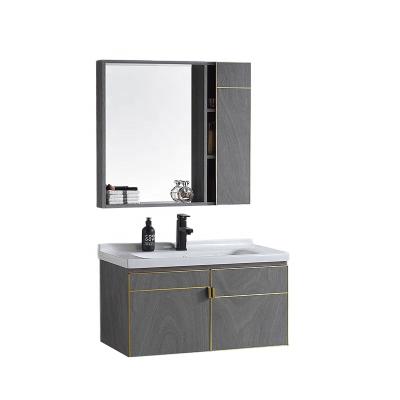 China 2022 Hot Selling Products Modern Bathroom Organizer Cabinet Bathroom Sink Cabinet With Mirror Doors for sale